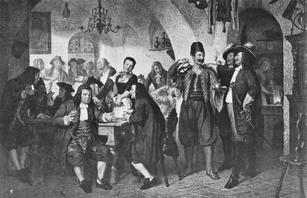 KOLSCHITZKY, THE GREAT BROTHER-HEART, IN HIS BLUE BOTTLE CAF&Eacute;, VIENNA, 1683