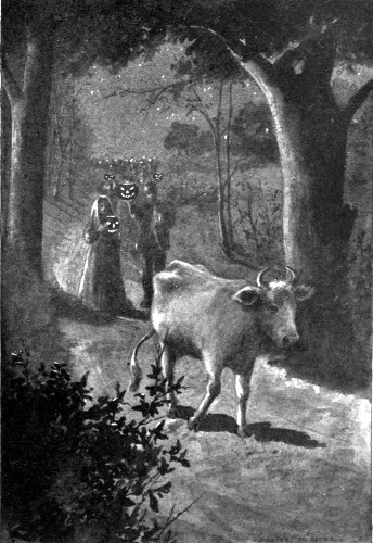 "EACH ARMED WITH A GRINNING JACK, AND SOMEBODY DRIVING
WHITEY AS A SNOWY GUIDE"