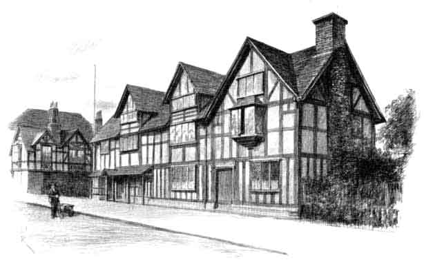 SHAKESPEARE'S HOUSE&mdash;STRATFORD-ON-AVON