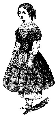 Fig. 3.&mdash;Little Girl's Costume.