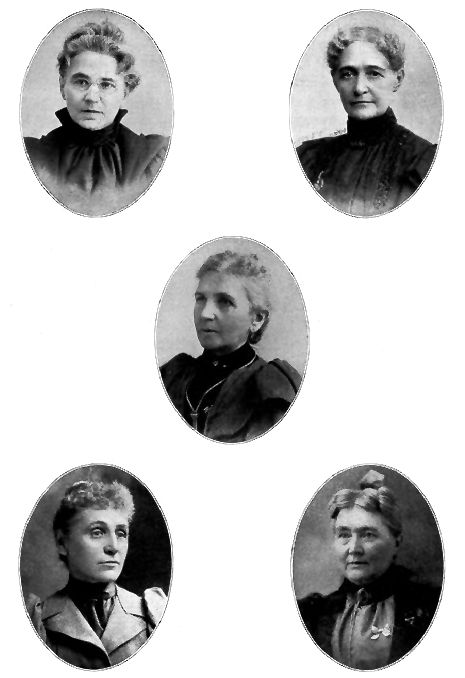 LAURA M. JOHNS.
Salina, Kan.
MARY J. COGGESHALL.
Des Moines, Iowa.
EMMELINE S. WELLS,
Salt Lake City, Utah.
MARY SMITH HAYWARD.
Chadron, Neb.
JULIA B. NELSON.
Red Wing, Minn.