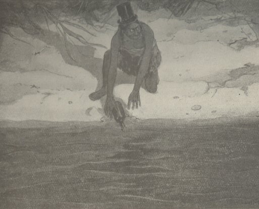 A black person by the name of Friday finds a bottle