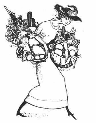 Servants out Shopping followed it with their Laden
Baskets on their Arms