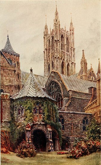 CANTERBURY

THE BAPTISTERY AND CHAPTER HOUSE