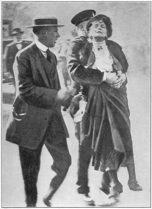 ARRESTED AT THE KING'S GATE
May, 1914