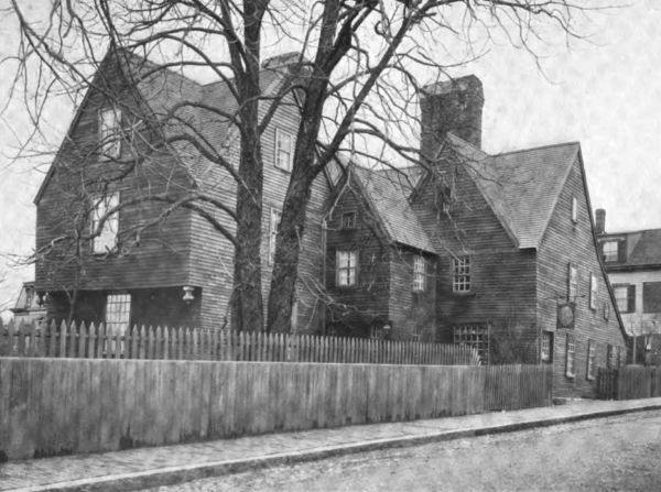 Plate V.&mdash;The House of the Seven Gables, Salem, Mass.