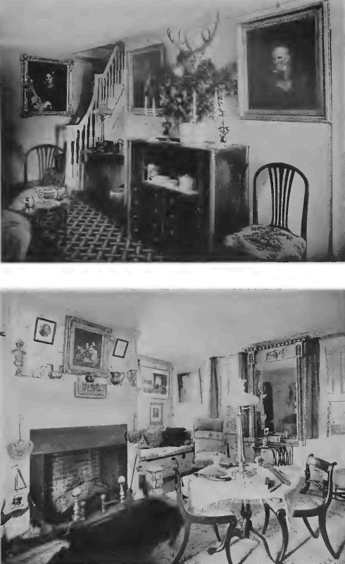 Plate LXIV.&mdash;Hallway, Stark Mansion; Parlor, Stark Mansion.