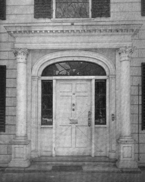 Plate LXXI.&mdash;Porch, Dalton House.