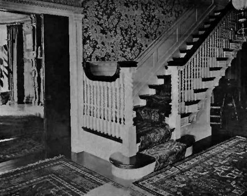 Plate XIV.&mdash;Hallway, Tucker House, about 1800.