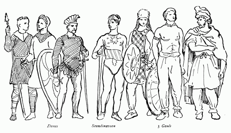Danes&mdash;Scandinavian&mdash;3 Gauls