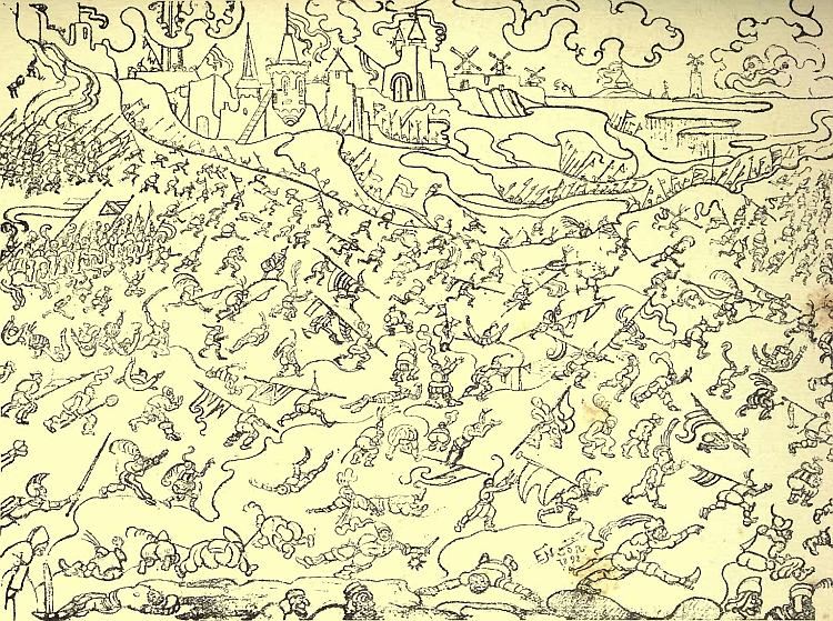 Les soudards d&eacute;band&eacute;s (1892).