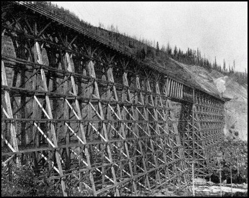 MOUNTAIN CREEK BRIDGE&mdash;Containing 1,500,000 feet timber.