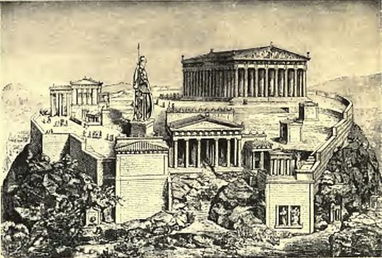 "A MONUMENT OF ANTIQUITY"&mdash;THE ACROPOLIS, ATHENS