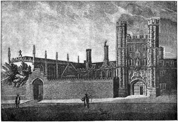 ST. JOHN&rsquo;S COLLEGE, CAMBRIDGE, IN 1797