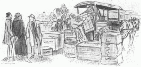 In a few hours there was enough shame around us to have lasted all the reformers and muckrakers
I know a whole month