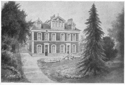 LES BUISSONNETS (Lisieux).

La fen�tre marqu�e d'une + est celle de la chambre de Th�r�se.