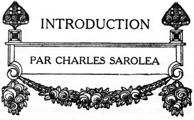 INTRODUCTION
PAR CHARLES SAROLEA