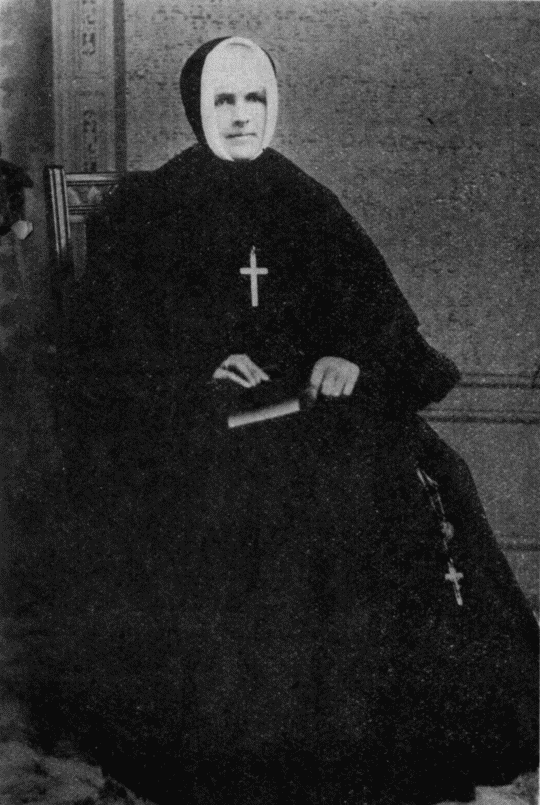 Sister Ethelbert, my companion on the "begging trip"
to the Gulf of Georgia, near Alaska. She told me
this was her seventh trip to this part of the country on
a mission of this nature. She died at the age of thirty-six
years.