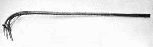a. Rake marked "Arickaree." Collected at Fort Berthold. Length 4 feet 10 inches.
(U.S.N.M. 6353)