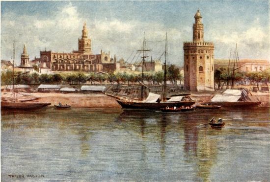 SEVILLE&mdash;THE TORRE DEL ORO AND THE CATHEDRAL