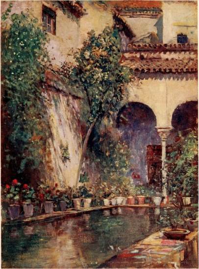 SEVILLE&mdash;GARDEN OF THE CASA DE PILATOS