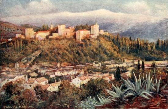 GRANADA&mdash;THE ALHAMBRA FROM SAN MIGUEL
