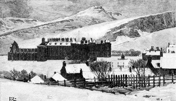 HOLYROOD CASTLE. BY SIR GEORGE REID. FROM MRS. OLIPHANT'S "ROYAL EDINBURGH."

BY LEAVE OF MESSRS. MACMILLAN.