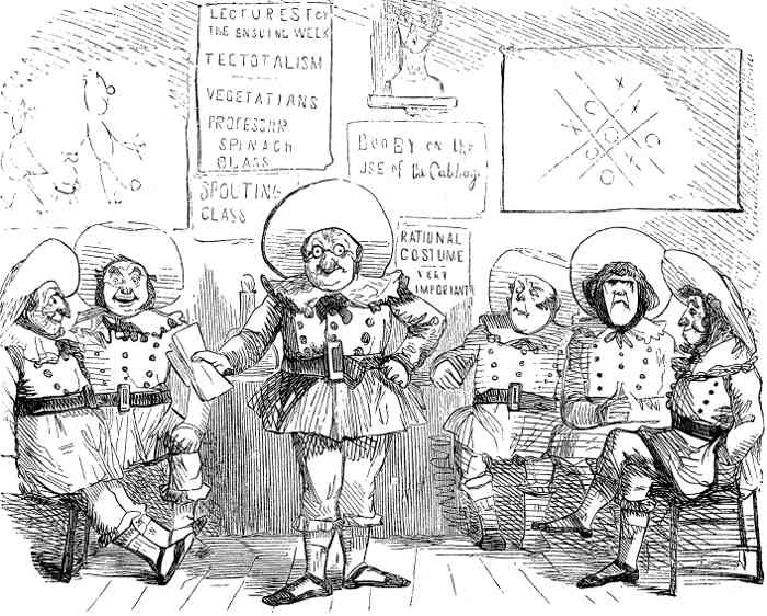 Mr. Booby delivering his Lecture in and upon the New
Costume for Males.