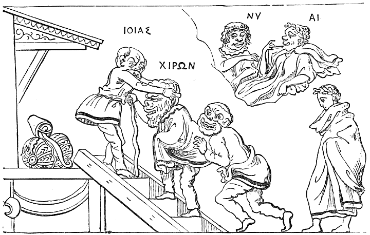 Fig. 21.&mdash;Greek Caricature of the Gods.