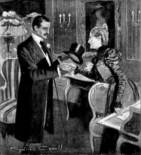 "LUMSDEN NOTICED WITH INWARD MIRTH AN INCREASED
CORDIALITY IN MRS. BLADON'S MANNER."