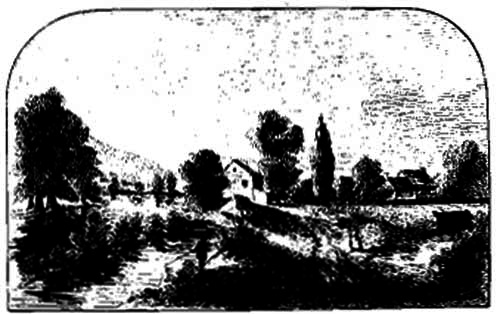 JUNCTION
OF FRANKSTOWN AND LUCKAHOE BRANCHES OF THE JUNIATA BELOW ALEXANDRIA.