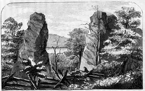 CHIMNEY ROCKS
OPPOSITE HOLLIDAYSBURG