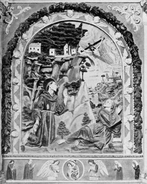 BARGA — CHIESA DI S. FRANCESCO O DEI CAPPUCCINI: LE STIMMATE DI S. FRANCESCO.
(MANIERA DI SANTI BUGLIONI).