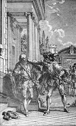 Don Di�gue re�oit un soufflet.