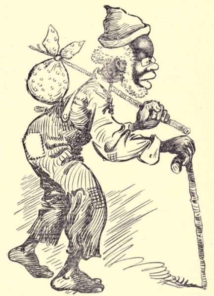 I'm ergwine back lak dat prodigle man dat et up dem corn
    cobs way out yander to de tuther eend o' de yearth.