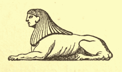 Image of a lion with head of a King
            lying on watch