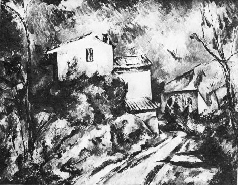 MAISONS AU TOURNANT D’UN CHEMIN

(Collection Auguste Pellerin)