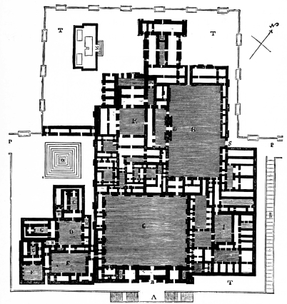 Fig. 44.&mdash;Palace of Kisr-Sargon, Corsabad.