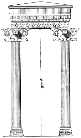Fig. 82.&mdash;Columns from the Eastern Portico of the Hall of
Xerxes.