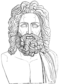 Fig. 232.&mdash;Zeus of Otricoli. (Vatican.)