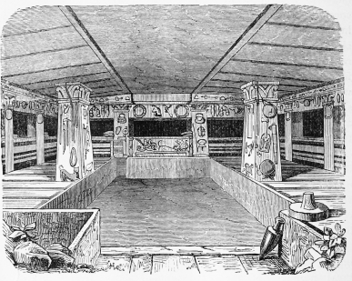 Fig. 252.&mdash;Interior of a Tomb at Cervetri.