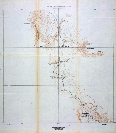 THE YALE PERUVIAN EXPEDITION OF 1911
HIRAM BINGHAM, DIRECTOR
COROPUNA QUADRANGLE
(Cotahuasi)