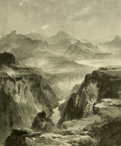 The Grand Canyon from
Bright Angel Trail.