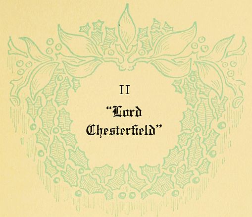 II "Lord Chesterfield"