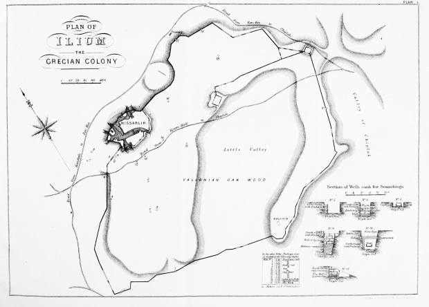 PLAN OF
ILIUM
THE
GRECIAN COLONY.