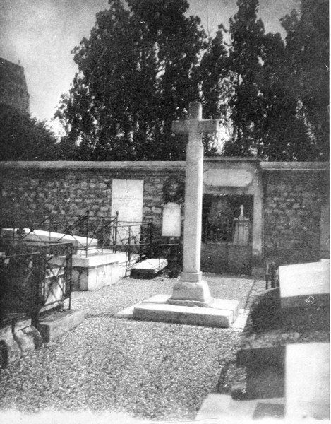 Lafayette's Tomb to the Right, Tablet to Andr� Ch�nier on the Left.
