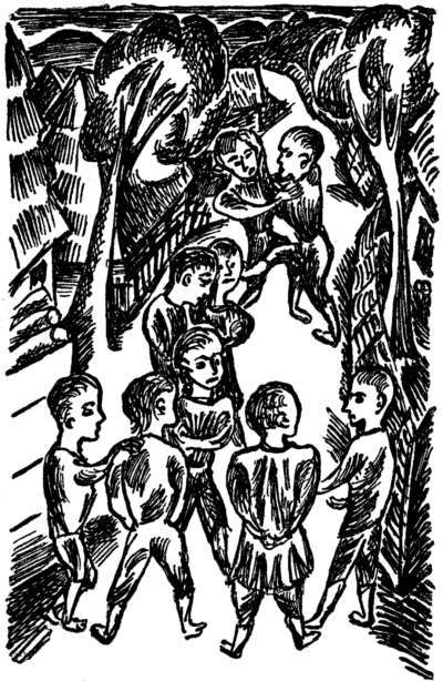 Abbildung: Friedrich wird verpr&uuml;gelt