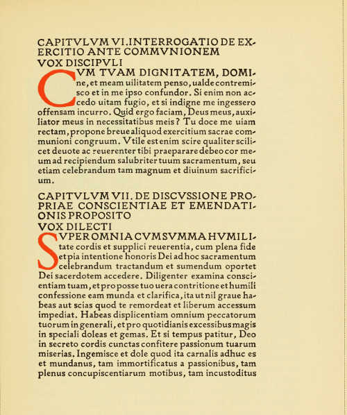 ABERDEEN UNIVERSITY PRESS: PAGE FROM THE 'DE IMITATIONE
CHRISTI'