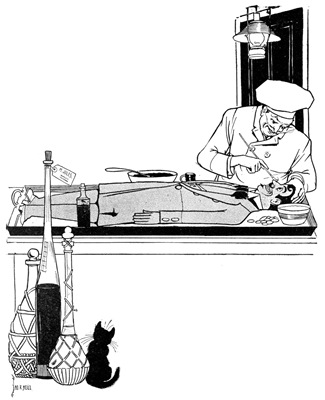 Of course the face
was made of the white dough