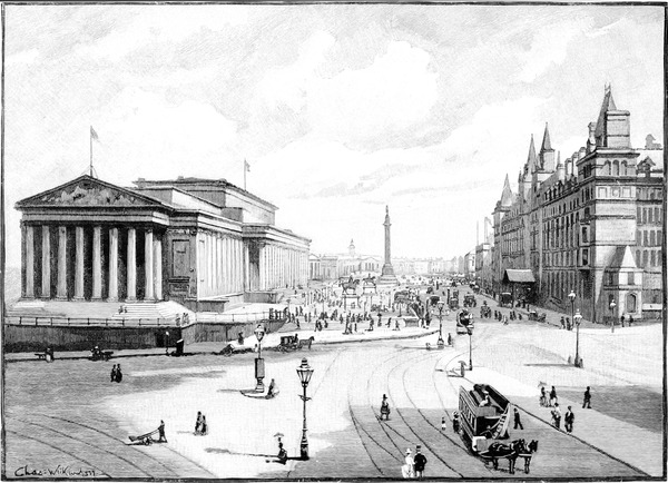 St. George&rsquo;s Hall and Lime Street